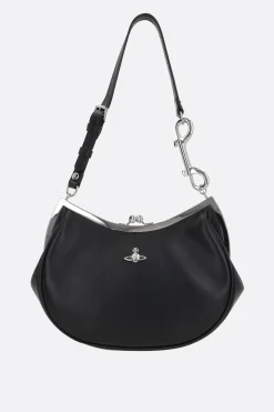Women VIVIENNE WESTWOOD Charm Frame Purse handbag in smooth leather