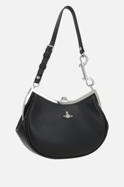 Women VIVIENNE WESTWOOD Charm Frame Purse handbag in smooth leather