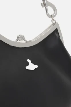 Women VIVIENNE WESTWOOD Charm Frame Purse handbag in smooth leather