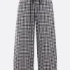 Women TAO COMME DES GARÇONS check cotton cropped trousers