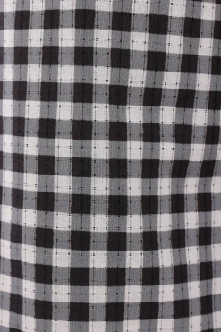 Women TAO COMME DES GARÇONS check cotton cropped trousers