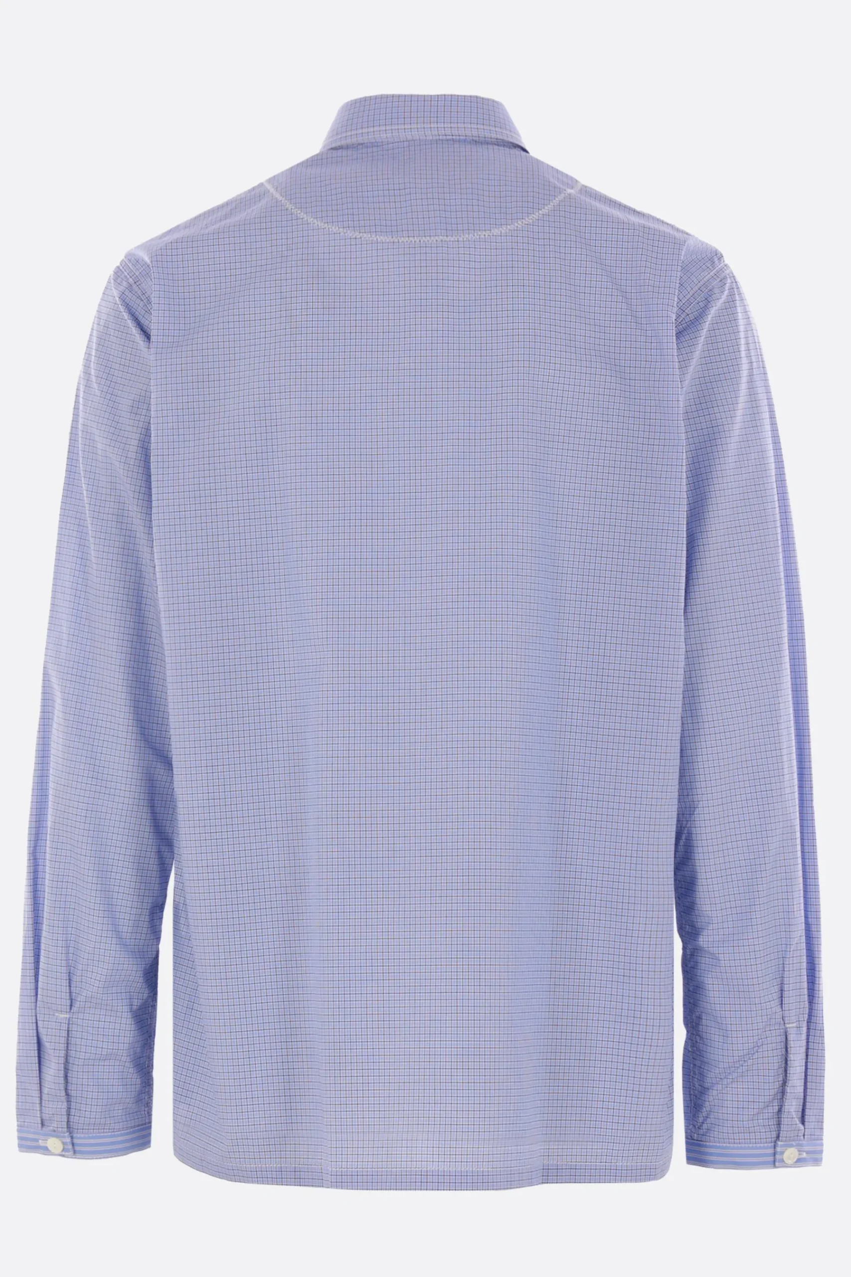 JUNYA WATANABE MAN check poplin patchwork shirt
