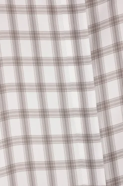 Women LOEWE check satin shirt