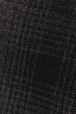 BALENCIAGA checked flannel oversize shirt