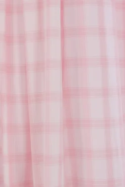 Women LOEWE checkered cotton mini dress
