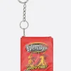 Women BALENCIAGA Chips key holder in shiny leather