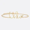 Women CHLOÉ Chloé Iconic small brass chain belt