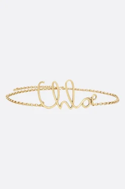 Women CHLOÉ Chloé Iconic small brass chain belt