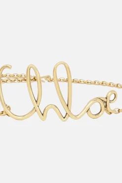 Women CHLOÉ Chloé Iconic small brass chain belt