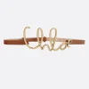 Women CHLOÉ Chloé Iconic thin belt in smooth leather