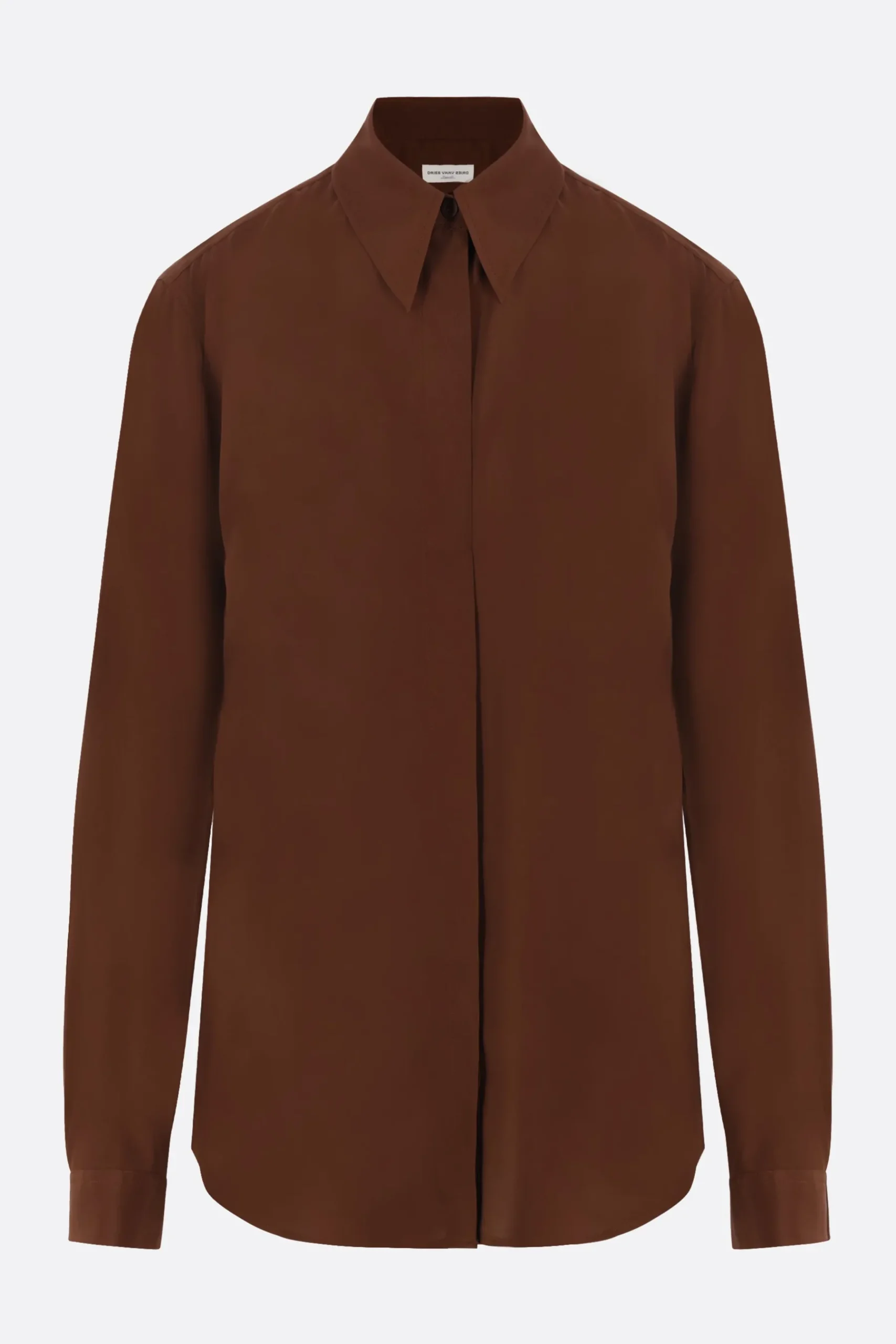 Women DRIES VAN NOTEN Chowy crêpe de chine shirt