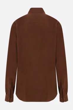 Women DRIES VAN NOTEN Chowy crêpe de chine shirt