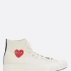 COMME DES GARÇONS PLAY X CONVERSE Chuck 70 CDG canvas high-top sneakers