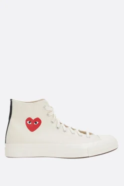 COMME DES GARÇONS PLAY X CONVERSE Chuck 70 CDG canvas high-top sneakers