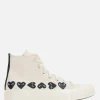 COMME DES GARÇONS PLAY X CONVERSE Chuck 70 CDG canvas high-top sneakers