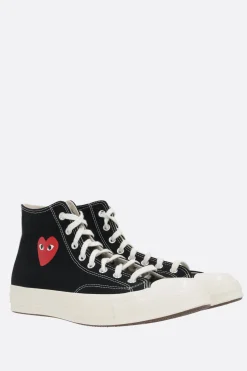 COMME DES GARÇONS PLAY X CONVERSE Chuck 70 CDG canvas high-top sneakers