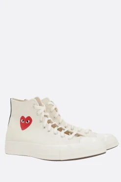 COMME DES GARÇONS PLAY X CONVERSE Chuck 70 CDG canvas high-top sneakers