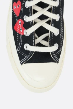 COMME DES GARÇONS PLAY X CONVERSE Chuck 70 CDG canvas high-top sneakers