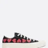 COMME DES GARÇONS PLAY X CONVERSE Chuck 70 CDG canvas low-top sneakers