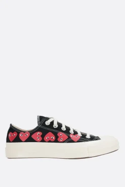 Women COMME DES GARÇONS PLAY X CONVERSE Chuck 70 CDG canvas low-top sneakers