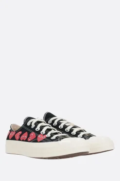 COMME DES GARÇONS PLAY X CONVERSE Chuck 70 CDG canvas low-top sneakers