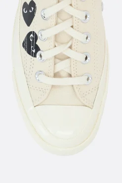 COMME DES GARÇONS PLAY X CONVERSE Chuck 70 CDG canvas low-top sneakers