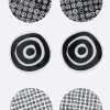 10 CORSO COMO circles print plexiglass six coasters set