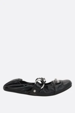Women BALENCIAGA City flat in Arena leather