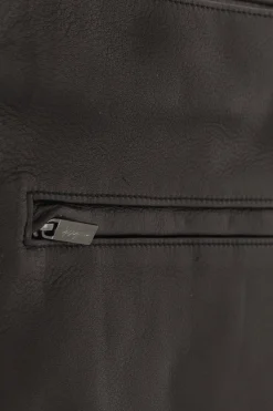 Women DISCORD YOHJI YAMAMOTO Clasp crossbody bag in grainy leather