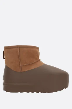 Women UGG Classic Mini Pumped Molded ankle boots
