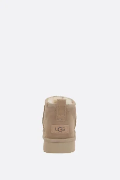 Women UGG Classic Ultra mini ankle boots in suede