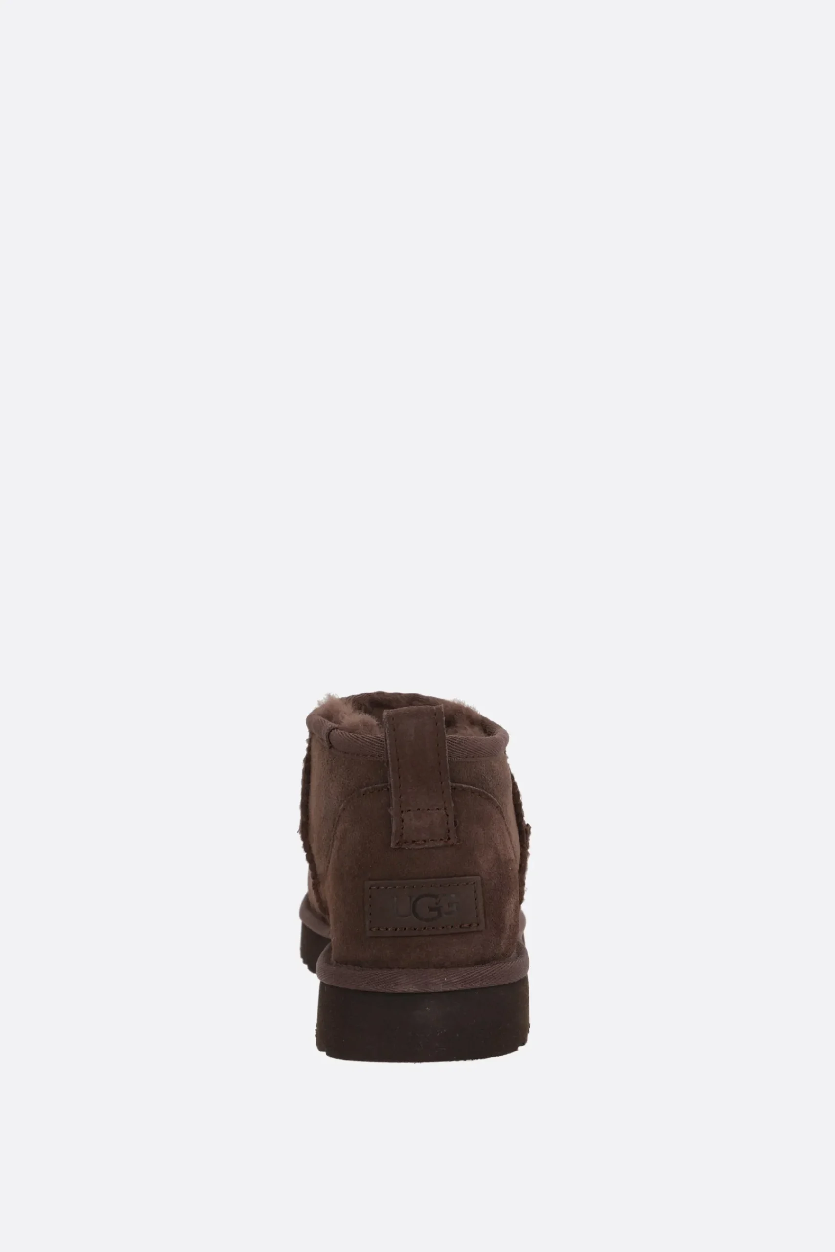 Women UGG Classic Ultra mini ankle boots in suede