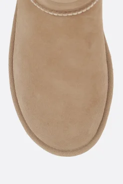 Women UGG Classic Ultra mini ankle boots in suede