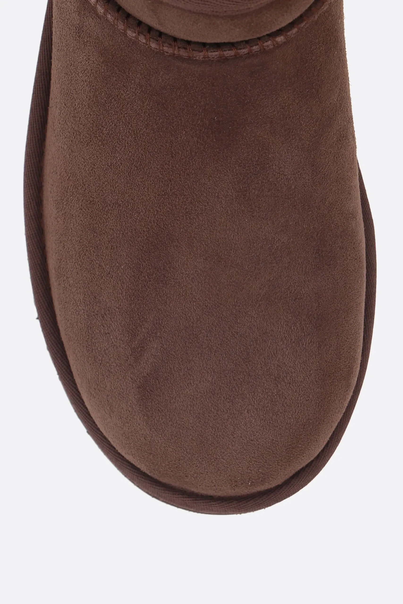 Women UGG Classic Ultra mini ankle boots in suede