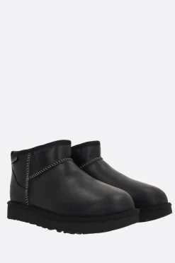 UGG Classic Ultra Mini regenerated leather ankle boots