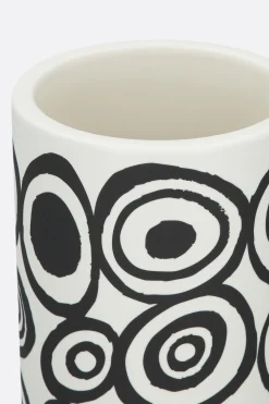 10 CORSO COMO coated ceramic cylindrical vase