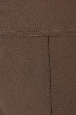 Women RICK OWENS coated denim bustier top