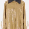 Women JIL SANDER coated linen jacket