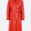 Women JIL SANDER coated linen trench coat