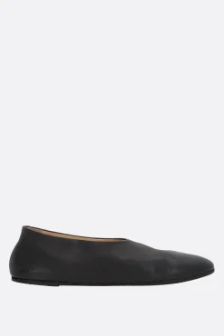 MARSELL Coltellaccio slippers in grainy leather