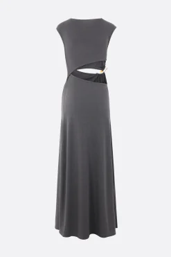 Women CHRISTOPHER ESBER Concave Stone ribbed jersey tank dress