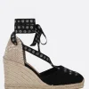Women CASTAÑER X 10 CORSO COMO Coralia canvas wedge espadrilles