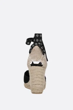 Women CASTAÑER X 10 CORSO COMO Coralia canvas wedge espadrilles