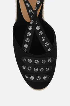 Women CASTAÑER X 10 CORSO COMO Coralia canvas wedge espadrilles