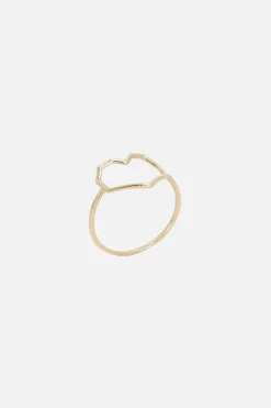 Women ALIITA Corazon Puro ring in yellow