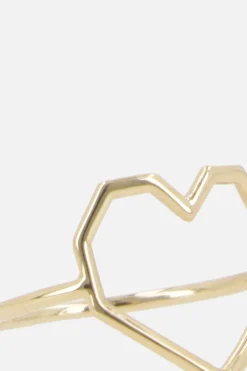 Women ALIITA Corazon Puro ring in yellow