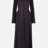 Women MARIA CALDERARA Corolla long dress in cotton muslim
