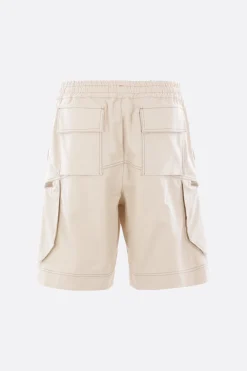 MONCLER GRENOBLE cotton drill cargo shorts