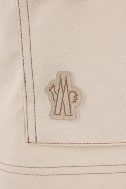 MONCLER GRENOBLE cotton drill cargo shorts