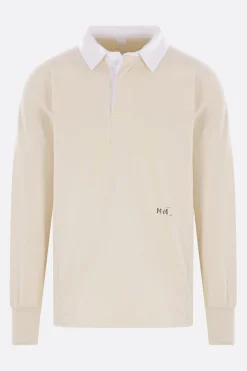 MAISON MARGIELA cotton long-sleeve polo shirt